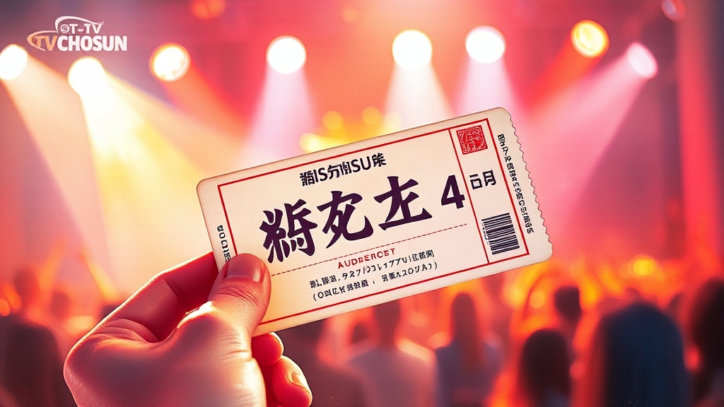 방청 신청 및 티켓팅 정보 (watercolor 스타일)