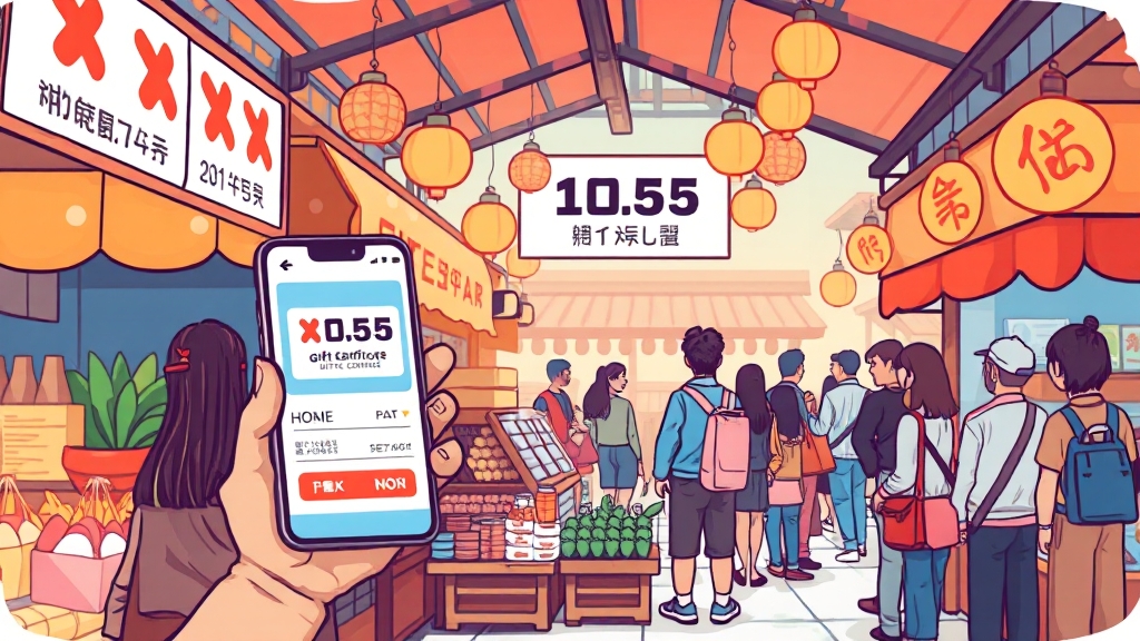 디지털 온누리상품권이란? (cartoon 스타일)