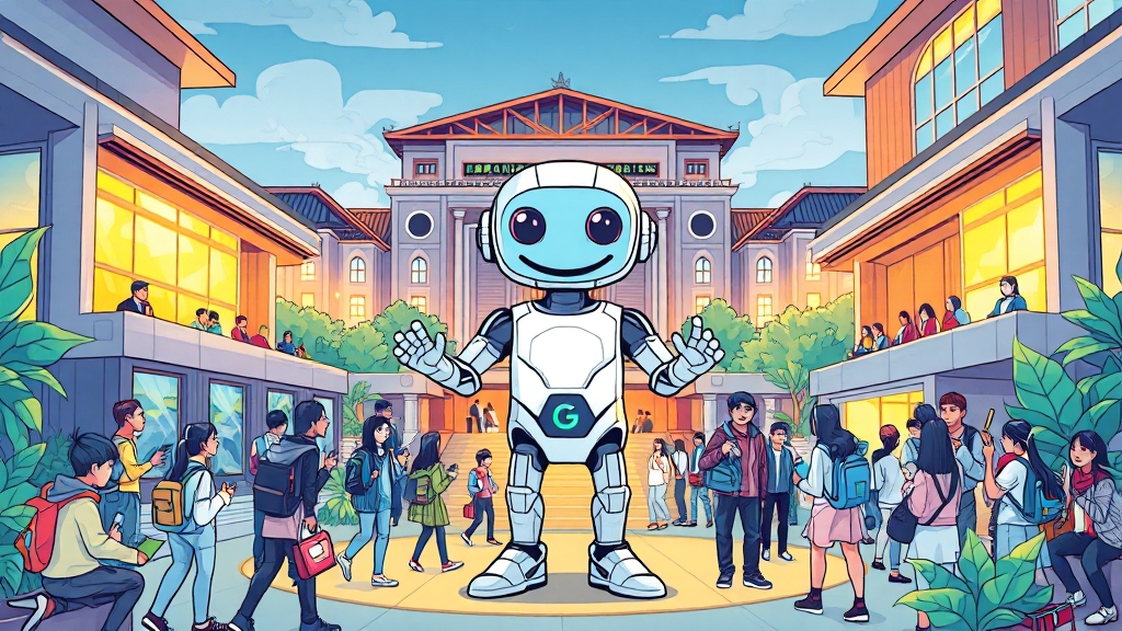 대학생 앰배서더: 특별한 성장 기회 (cartoon 스타일)