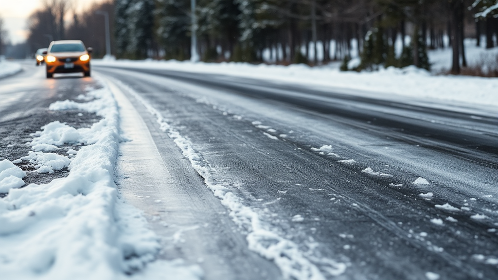 블랙아이스 발생 원리 (realistic 스타일)