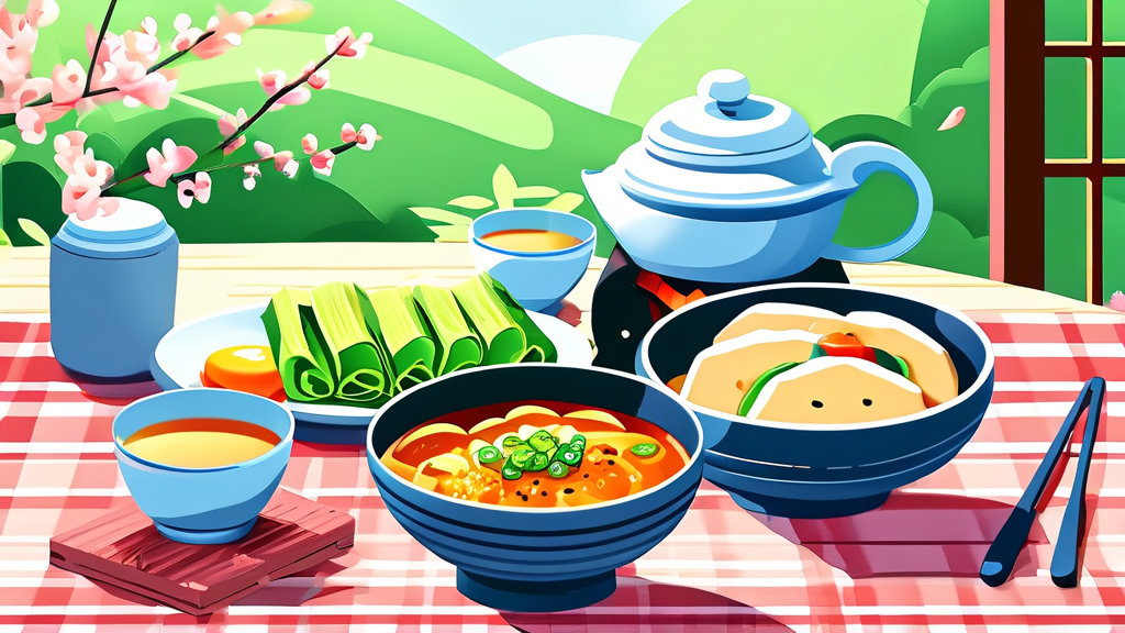 지칭개, 어떻게 먹어야 효과적일까? (illustration 스타일)