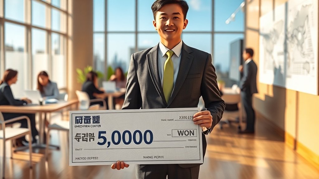 구직촉진수당, 핵심 조건은? (realistic 스타일)