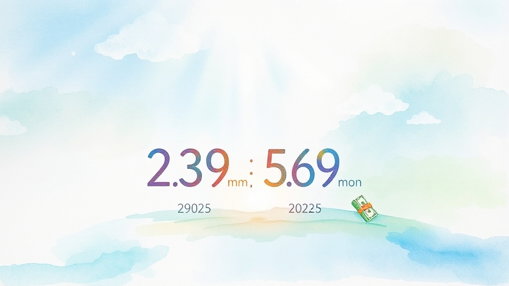 9급 월급 구성: 기본급, 수당, 추가 수입 (watercolor 스타일)