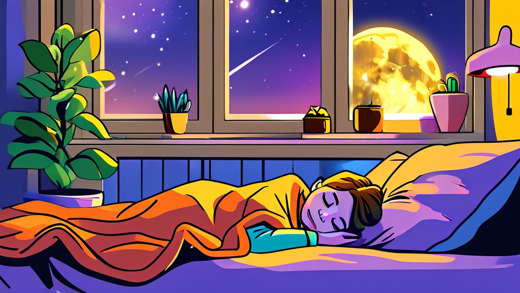 불면증 치료 후기: 달라진 나의 수면 패턴 (illustration 스타일)