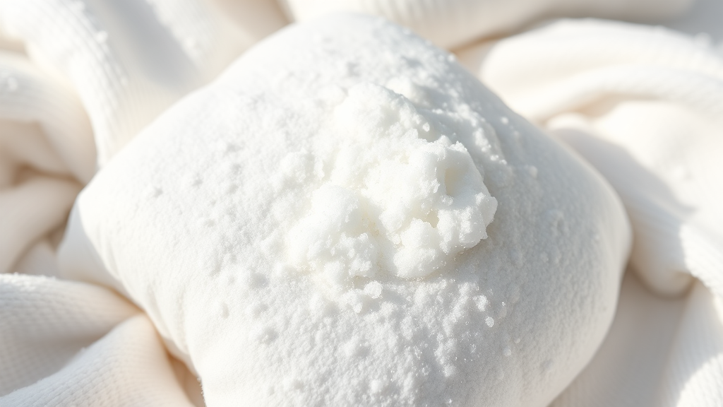 패딩 세탁 시 세제 선택 (realistic 스타일)