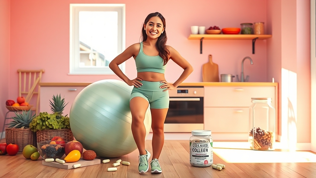 콜라겐, 어떻게 섭취해야 할까? (realistic 스타일)