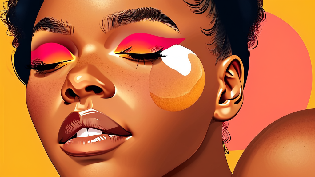 나에게 맞는 5분 붓기 케어 루틴 만들기 (illustration 스타일)