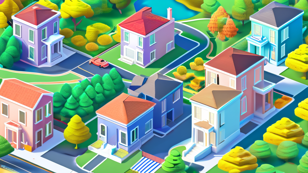 지도 축척과 상세 정보: 우리나라를 입체적으로 보기 (illustration 스타일)