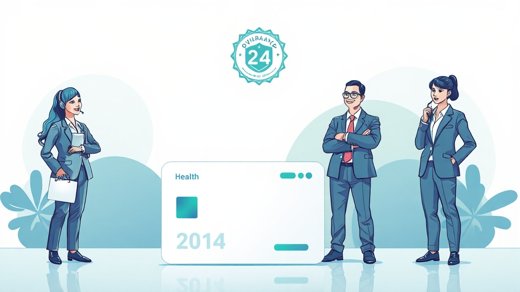 국민건강보험공단 vs 정부24, 선택은? (illustration 스타일)