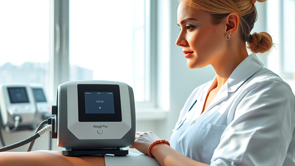 레이저 제모 장비 비교 (realistic 스타일)