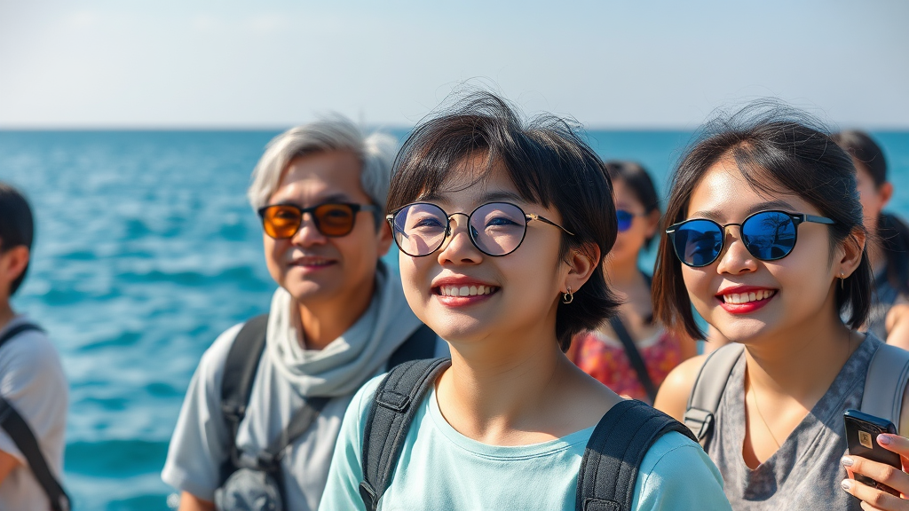 고성 여행 디지털 관광주민증 활용 가이드 (realistic 스타일)