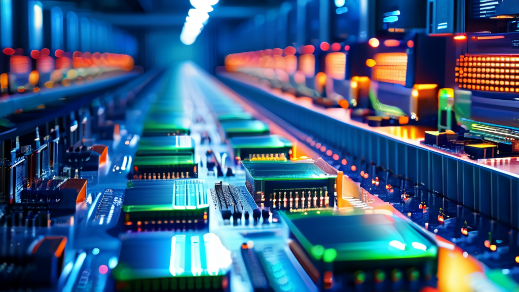 주목받는 시스템 반도체 기업 분석 (realistic 스타일)