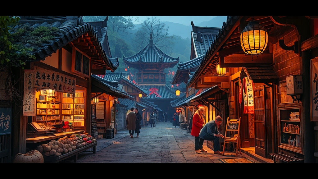 떡 만들기와 전통 공예를 체험하는 한국민속촌 체험장