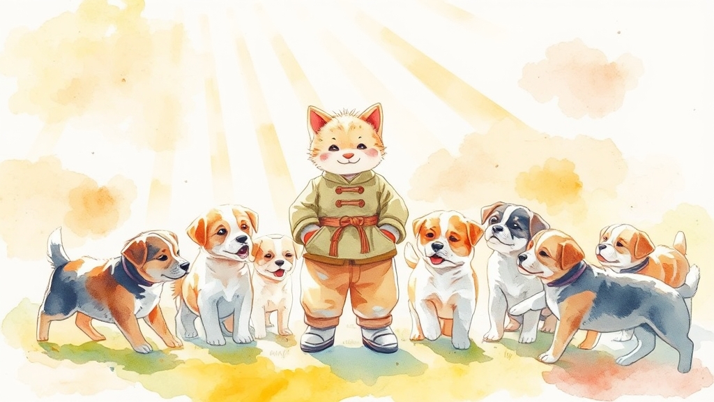 결론: 행복한 미래를 향해! (watercolor 스타일)