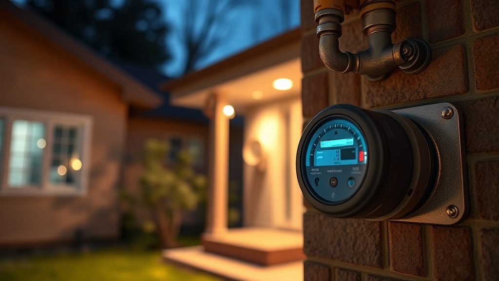 수도 계량기로 알아보는 우리 집 누수 신호 (realistic 스타일)