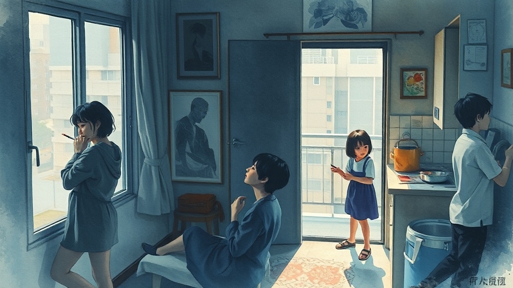 관련 부동산 정보 (watercolor 스타일)
