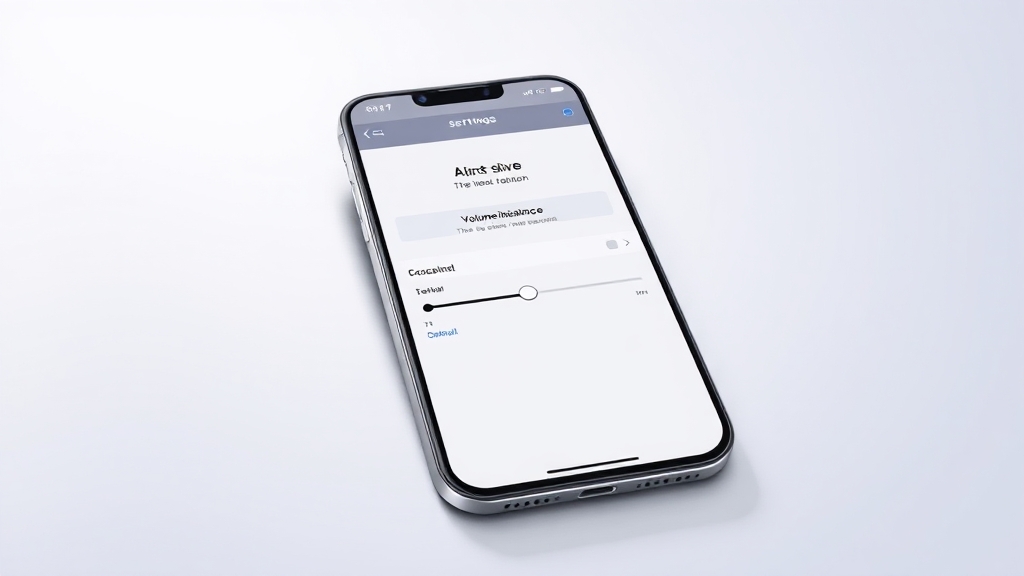 소리 불균형 해소: 오디오 설정 재조정 (illustration 스타일)