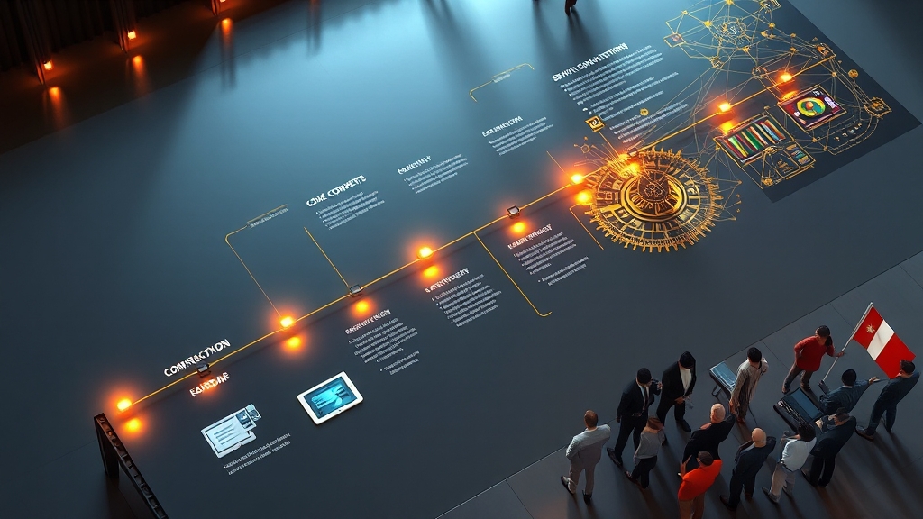 학습 로드맵 및 교육 과정 (realistic 스타일)