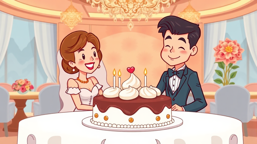 호텔 케이크, 왜 특별할까? (cartoon 스타일)