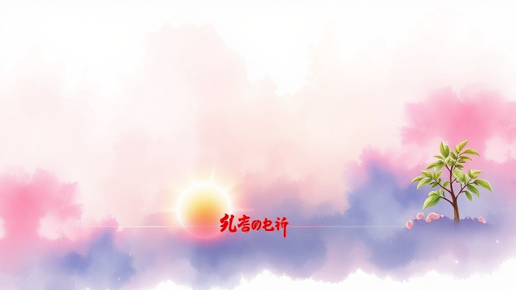 생계비통장이란? (watercolor 스타일)