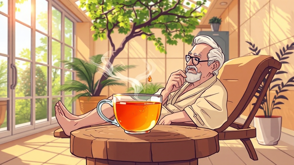 베르가못 섭취법 (cartoon 스타일)