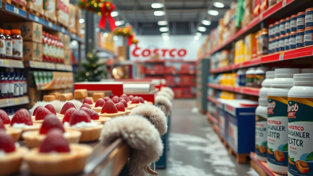 코스트코 12월 인기 상품 추천 (realistic 스타일)