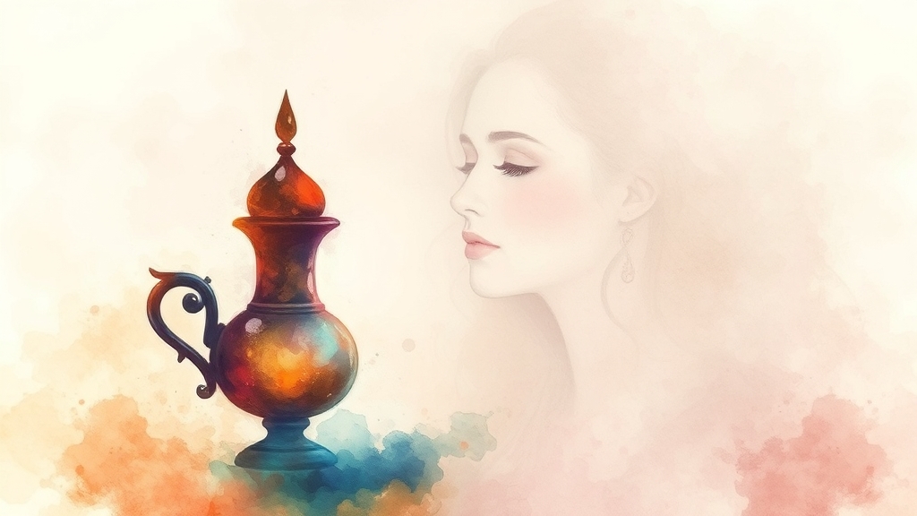흥미진진한 줄거리 및 설정 (watercolor 스타일)