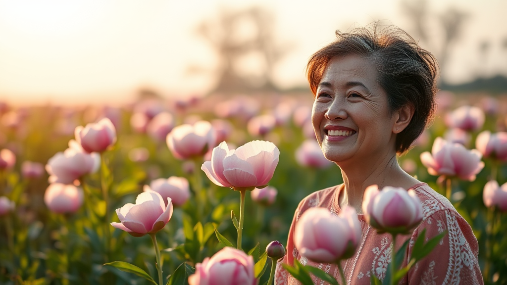 작약정 복용 방법 및 효과 (realistic 스타일)