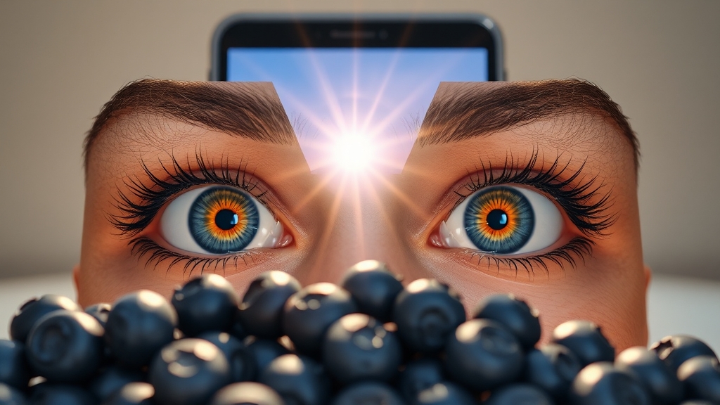 눈 건강, 왜 중요할까요? (realistic 스타일)