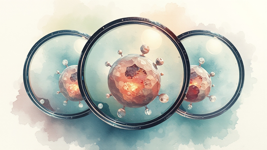 원발암, 재발암, 전이암, 잔존암 보장 분석 (watercolor 스타일)