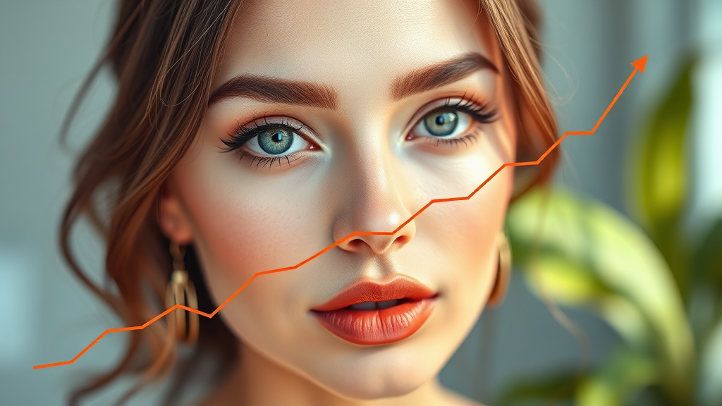 실적, 성장과 부진 공존? (realistic 스타일)