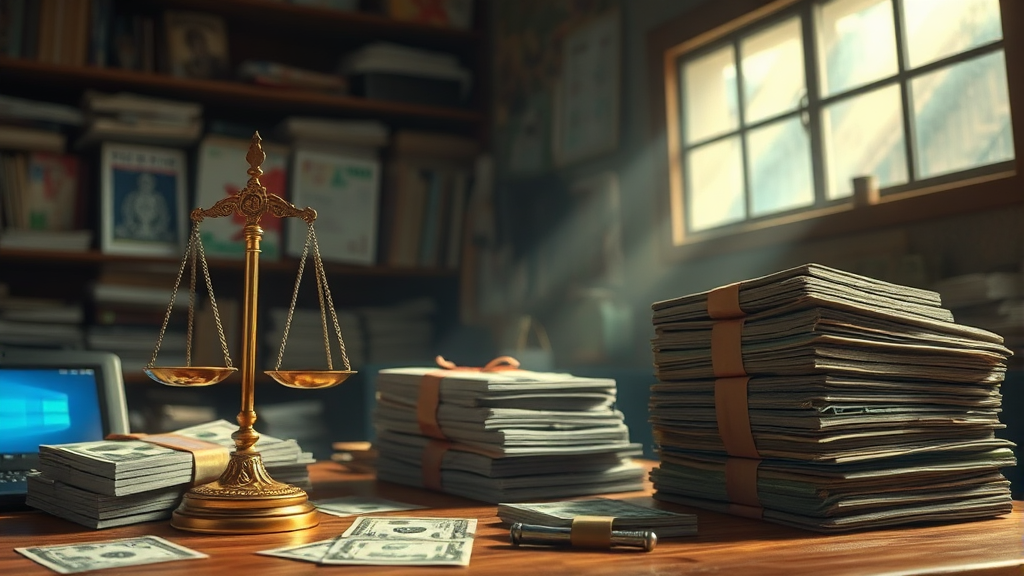 은행 배상 책임 한도 및 기준 (realistic 스타일)