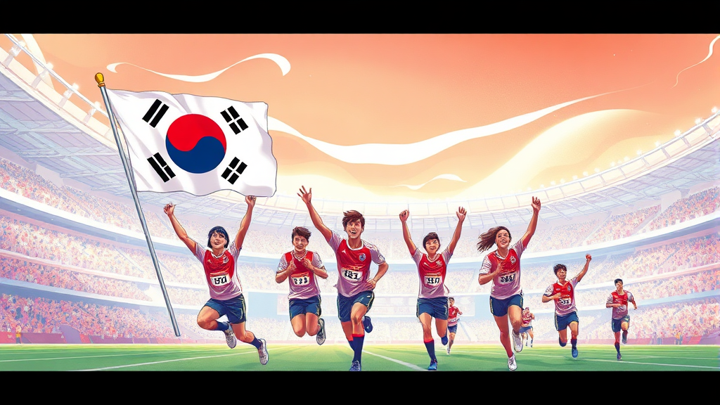 대한민국 국가대표 명단 및 전망 (illustration 스타일)