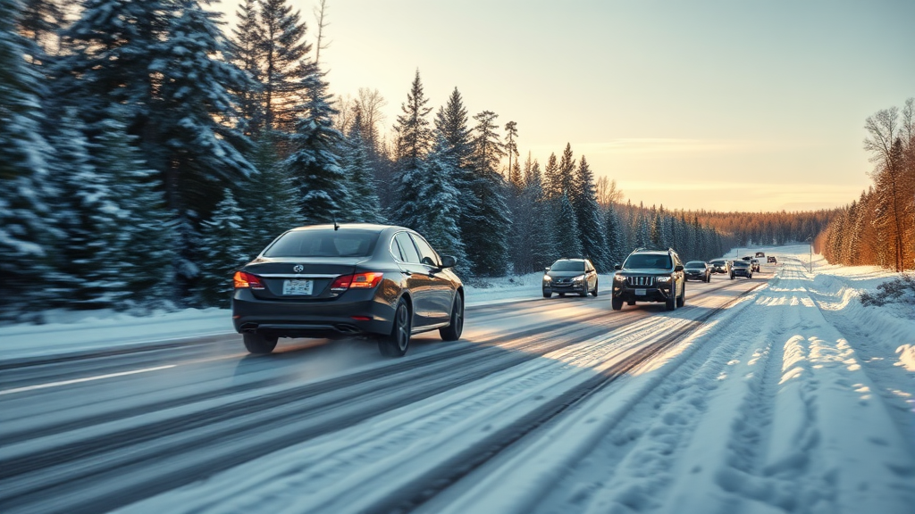 윈터 타이어, 안전 운전의 필수품 (realistic 스타일)