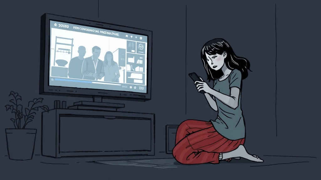 사건 당일의 정황과 CCTV 분석 (illustration 스타일)