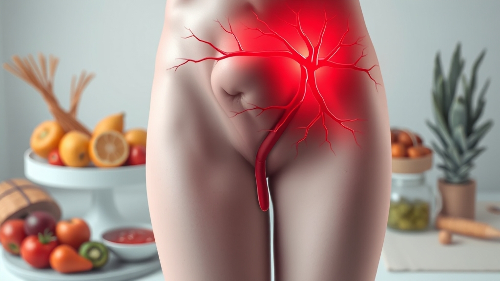 치질이란? 원인과 증상 (illustration 스타일)