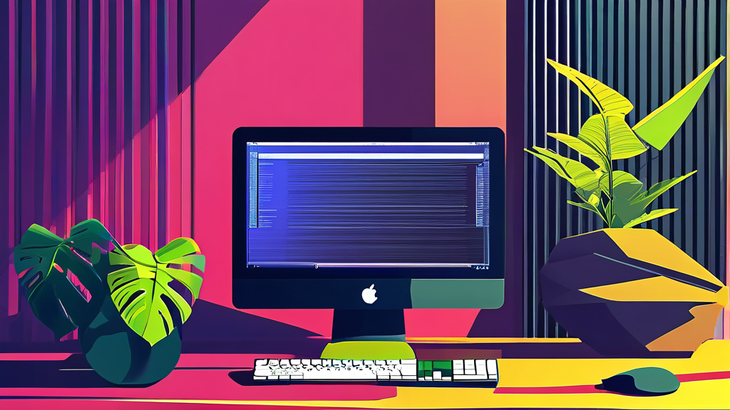 비프음, 컴퓨터의 SOS 신호 (illustration 스타일)