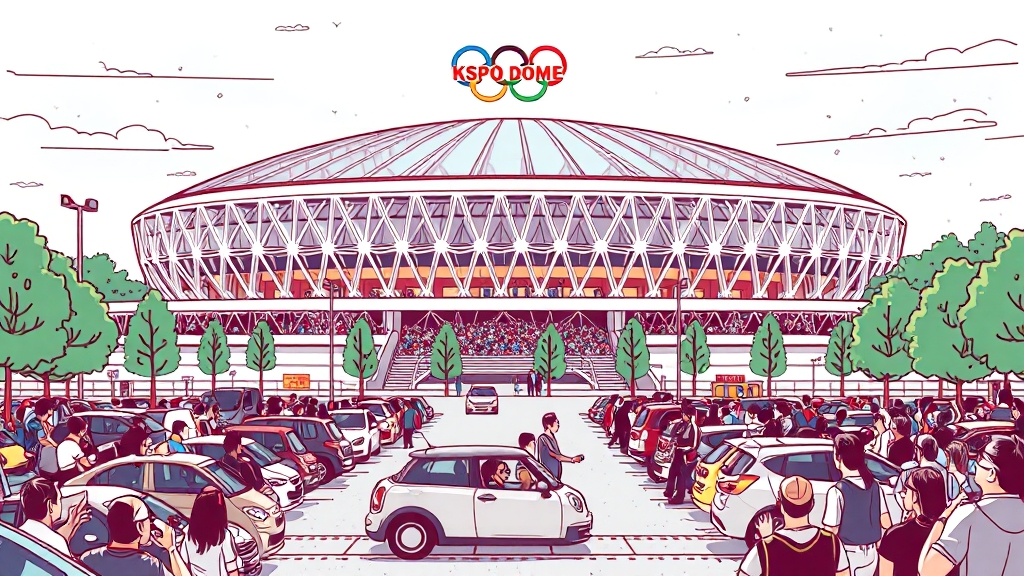 올림픽공원 주차 요금 (illustration 스타일)