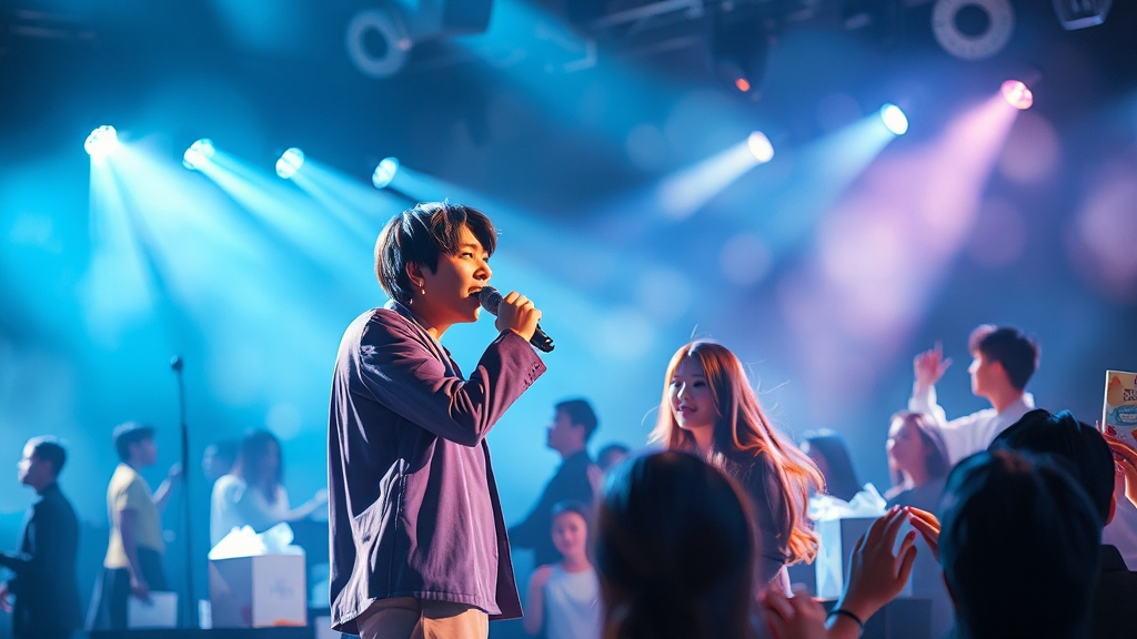 팬미팅 프로그램 상세 안내 (watercolor 스타일)