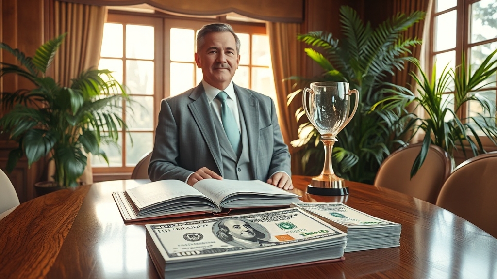 성공적인 재테크의 첫걸음 (realistic 스타일)