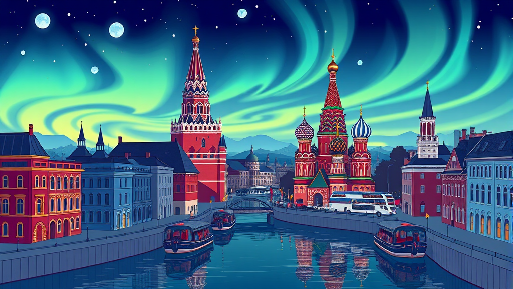 러시아, 어디로 가야 할까? (cartoon 스타일)