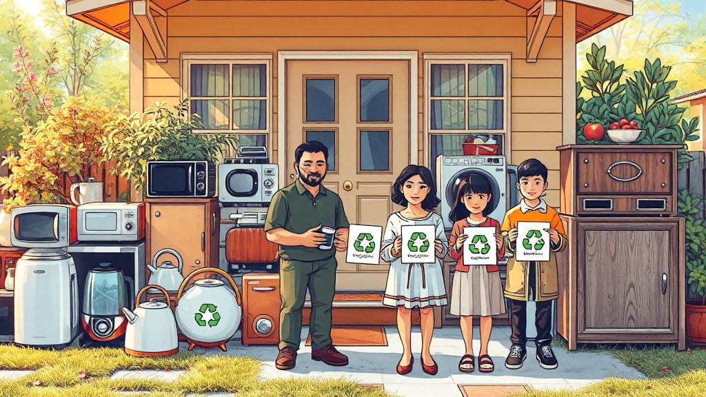 폐가전 무료수거란? (illustration 스타일)