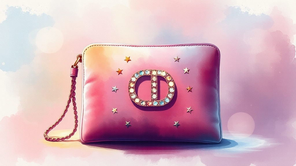 디올 홀리데이 파우치 집중 분석 (watercolor 스타일)