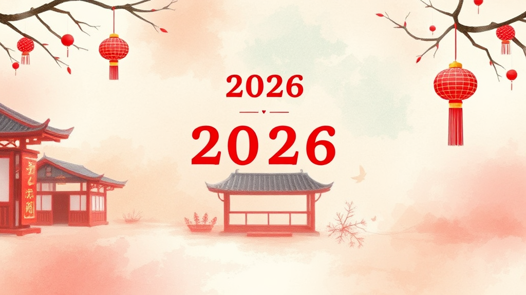 2026 설날, 핵심 정보는? (watercolor 스타일)