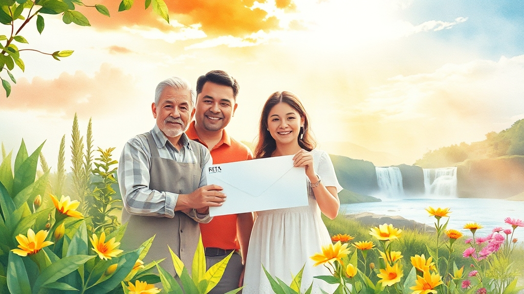 근로장려금, 무엇일까요? (watercolor 스타일)