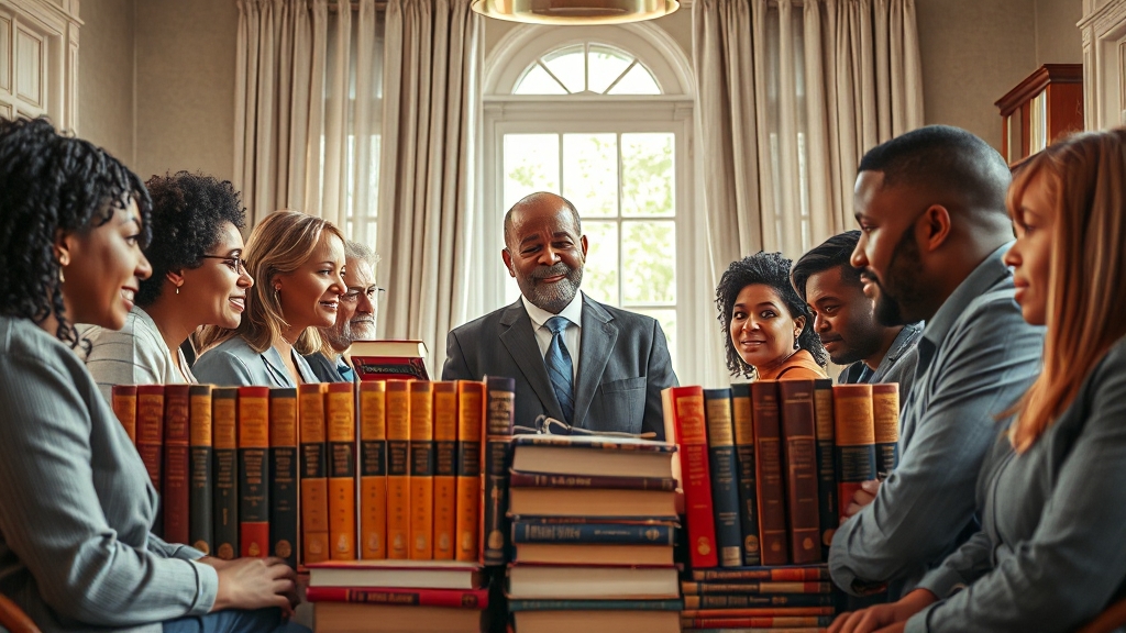 무료 법률 상담 기관 (realistic 스타일)