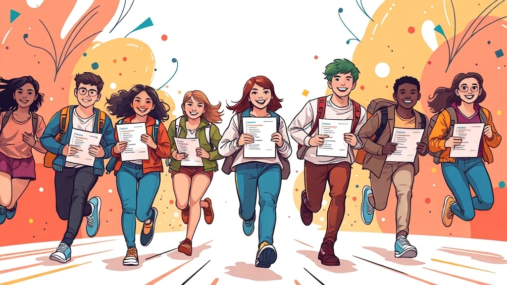 디데이 활용 전략: 맞춤 학습 계획 (cartoon 스타일)