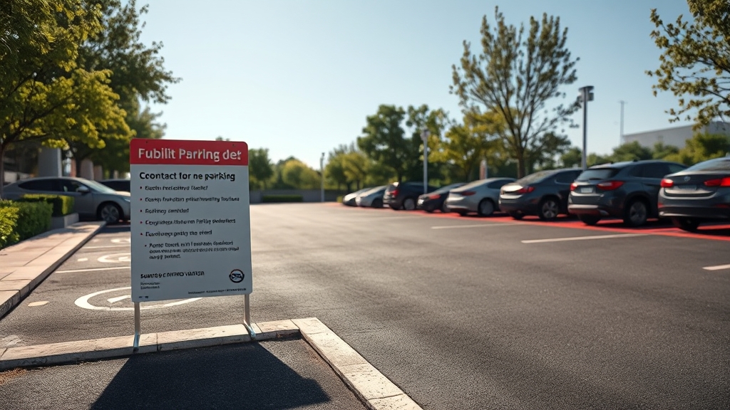 주차 시, 이것만은 꼭! (realistic 스타일)