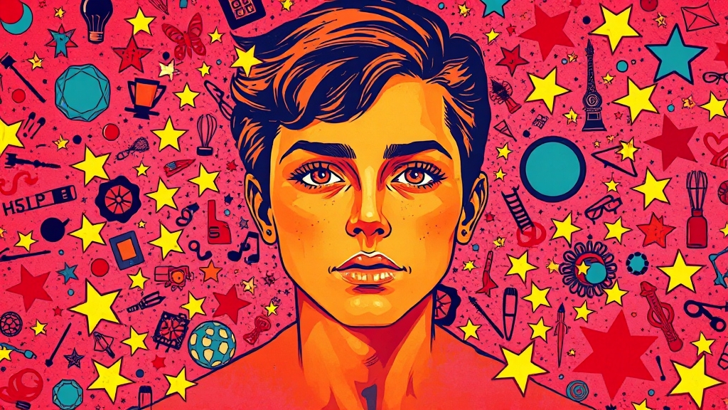 HSP(초민감자)란 무엇일까요? (popart 스타일)