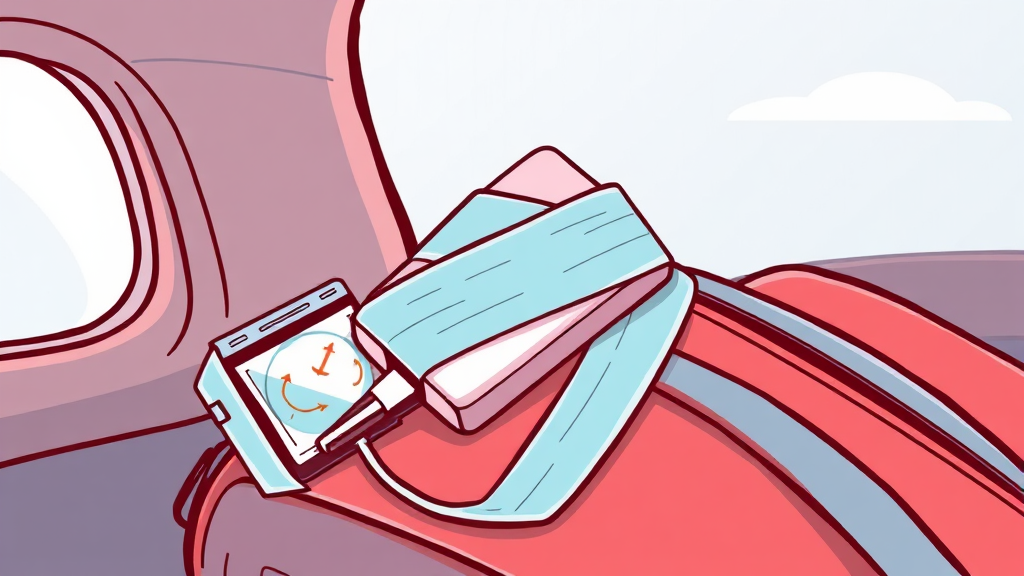 여행 전 필수 확인 사항 (cartoon 스타일)